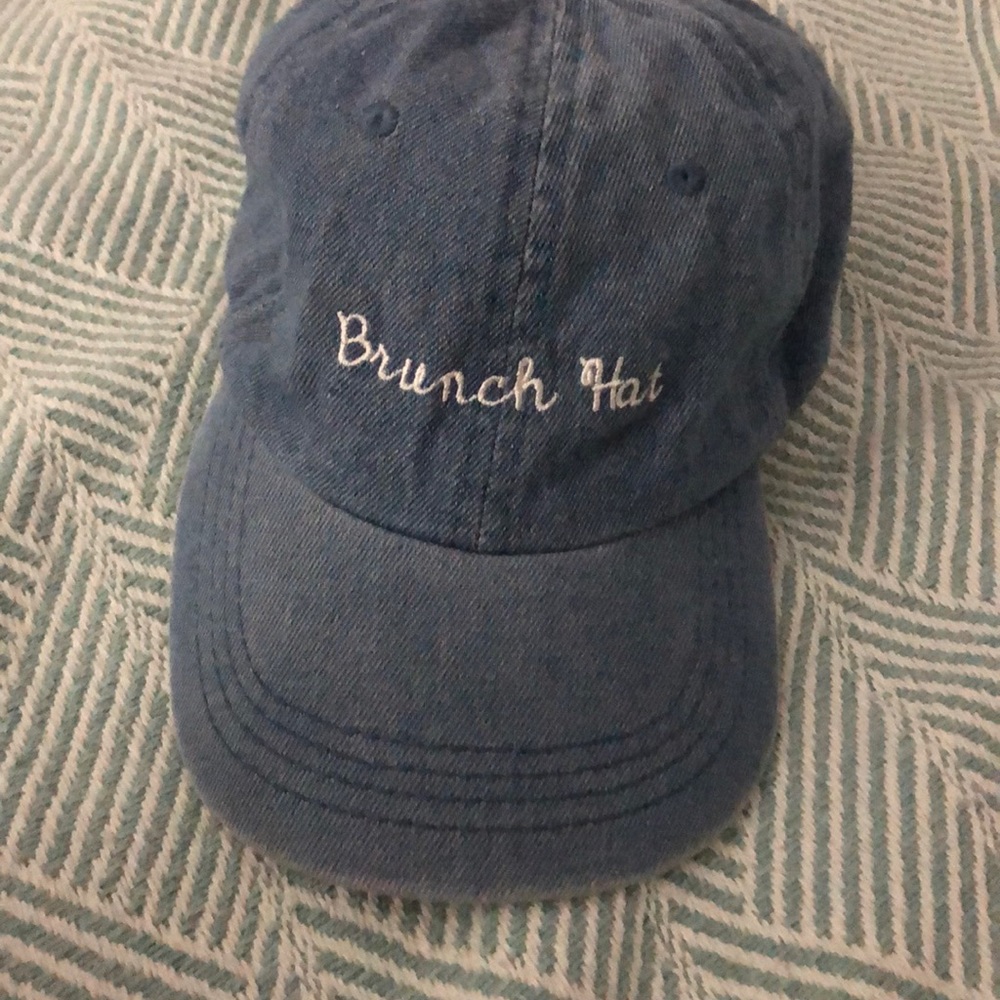 Denim baseball cap